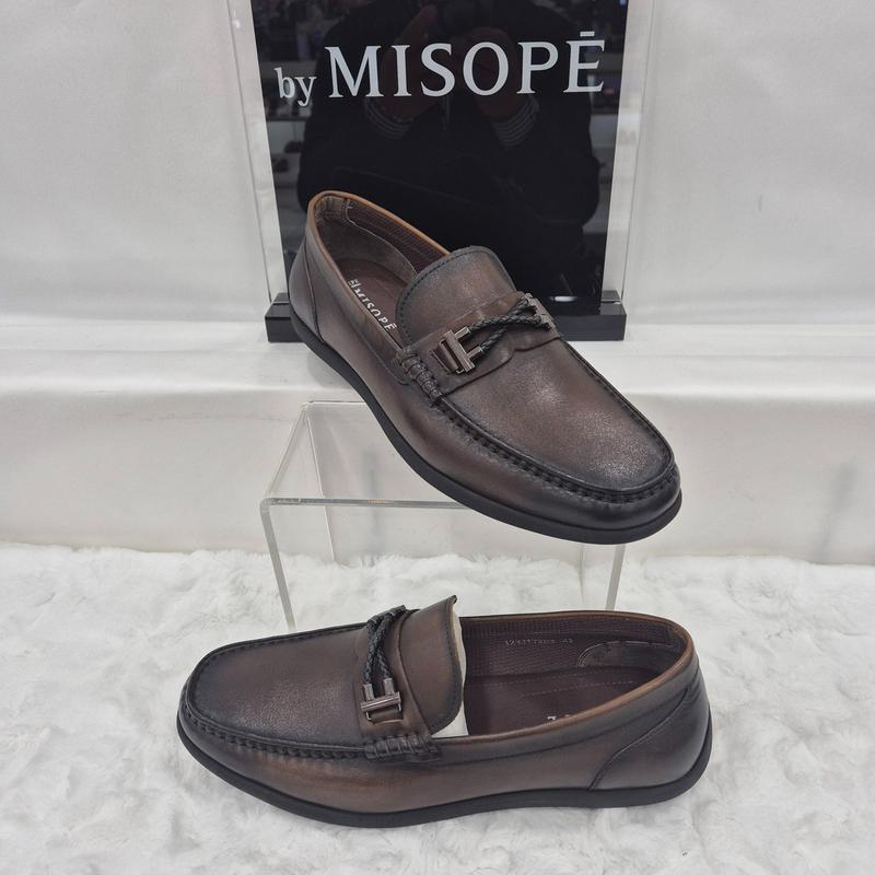 By 男性 クラシック カジュアル ローファー 122HT317FS203 DBROWN 4 JJ