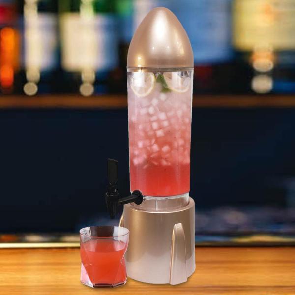 ビールディスペンサー飲料ディスペンサー3L大容量デタッチ可能なビールタワードリンクバーホームキッチンホリデー ローズゴールド