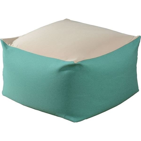 カバーリングビーズクッション Lサイズ エメラルドグリーン