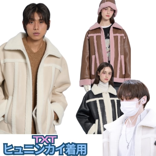 Vegan Leather Mustang 3色 ムートンジャケット