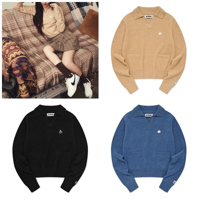 MONO CHERRY WOMEN COLLAR KNIT 9,880円