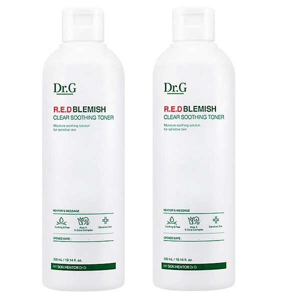 1+1 Dr.G ドクタージー レッドブレミッシュクリアスーディングトナー化粧水RED Blemish Clear Soothing Toner 300ml