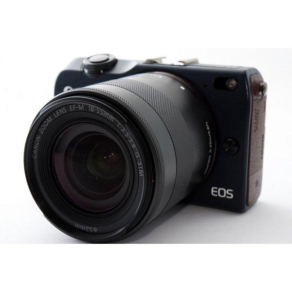 【中古】キヤノン Canon EOS M2 レンズキット ベイブルー 美品 SDカード付きミラーレス一眼カメラ