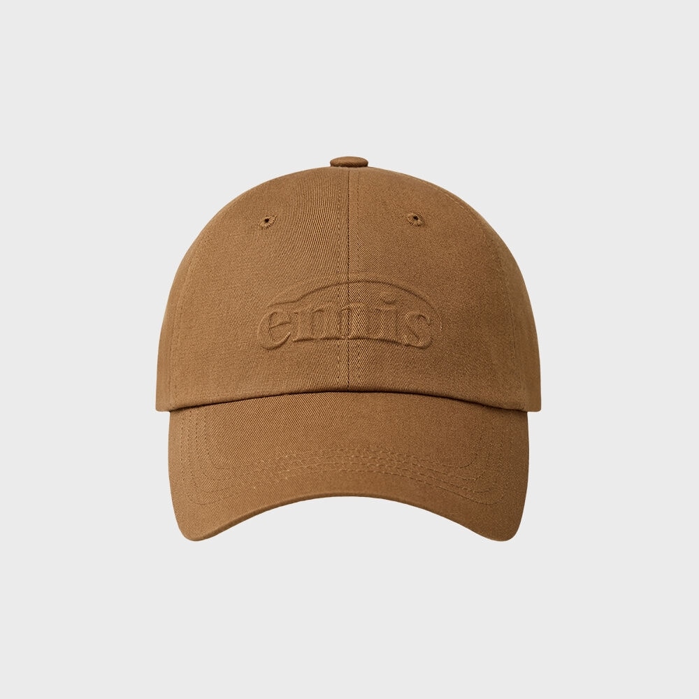 EMBOSSING LOGO BALL CAP-BROWN 8,730円