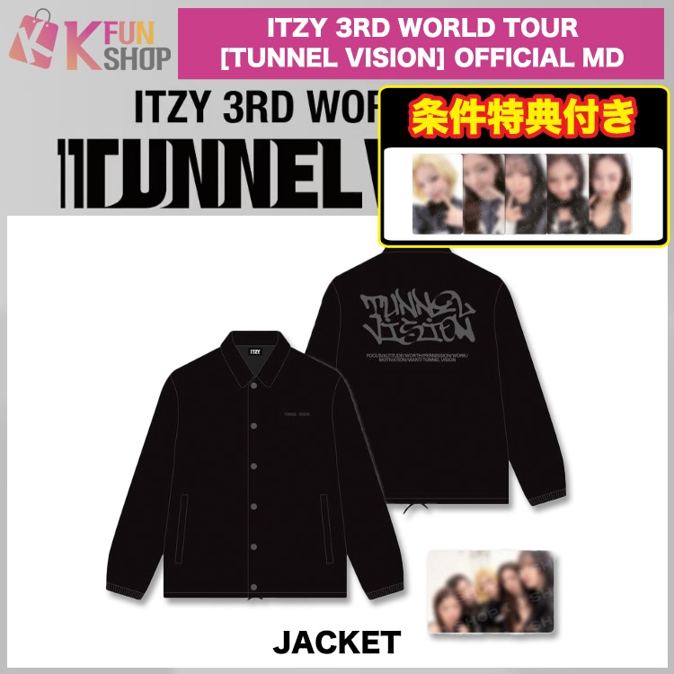 条件特典付き[JACKET] ITZY 3RD WORLD TOUR [TUNNEL VISION] in SEOUL OFFICIAL MD 公式グッズ【キャンセル不可】