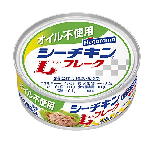 はごろも オイル不使用シーチキンLフレーク 70g (0268) ×24個 5,200円