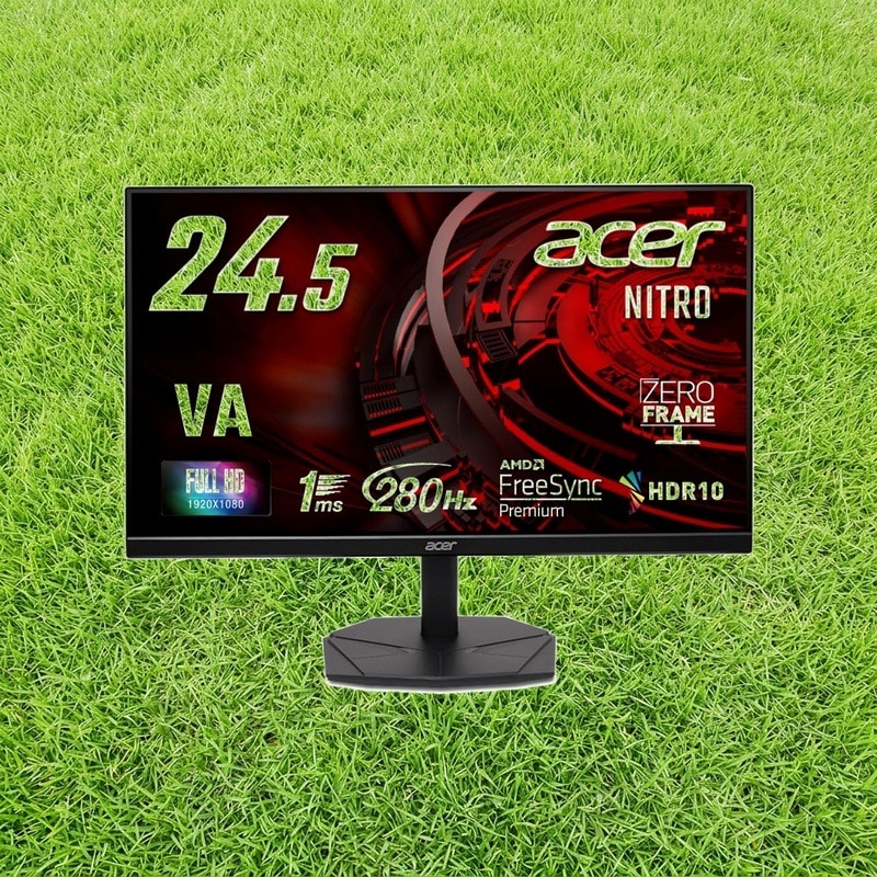 Acer ゲーミングモニター 24.5インチ VA フルHD 非光沢 280Hz 1ms sRGB99% AMD FreeSync Premium HDR10 HDMI 2.0 DisplayPort