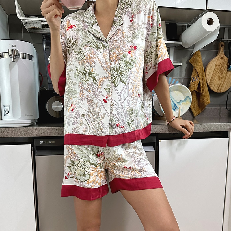 Bae shop SSチェリーツリーパジャマセット