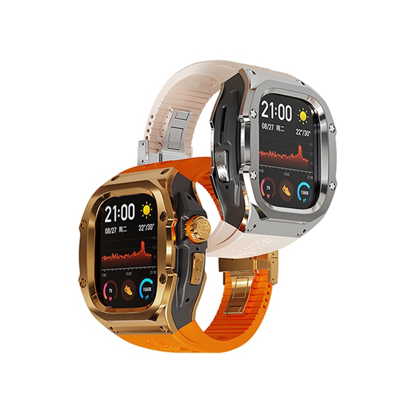 Apple Watch Ultra/Ultra 2 49mm専用バンド アップルウォッチバンド Ultra/Ultra 2 交換バンド アップルウォッチケース 高級 替え ベルト カバー メンズ 高