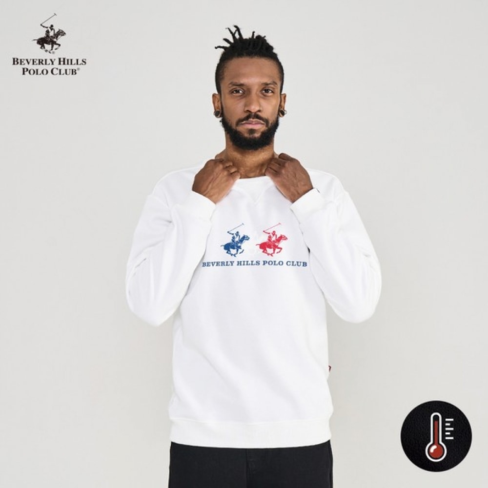 (ビバリーヒルズポロクラブ) ミニマル起毛スウェットシャツ