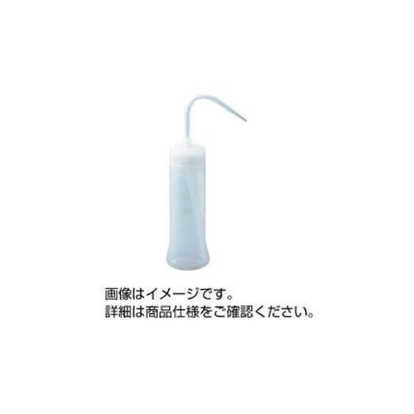 （まとめ）ポリ洗浄瓶 スリム型 BII型 400mL [x10セット]