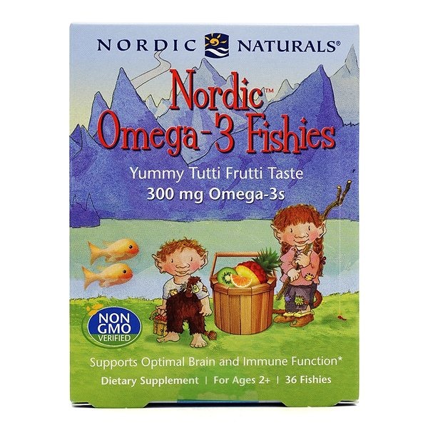 Nordic Naturals Omega-3 Fishies 一流の品質 Tutti クリスマスツリー特価！ Frutt
