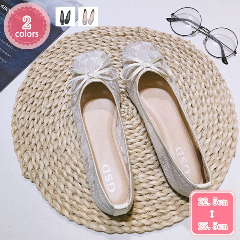 1000円OFFクーポン パンプス ローヒール レディース メッシュ スクエアトゥ リボン フォーマル ビジネス オフィス OL フラットヒール ペタンコ 歩きやすい コンフォート 細見え ファッショ 13,990円