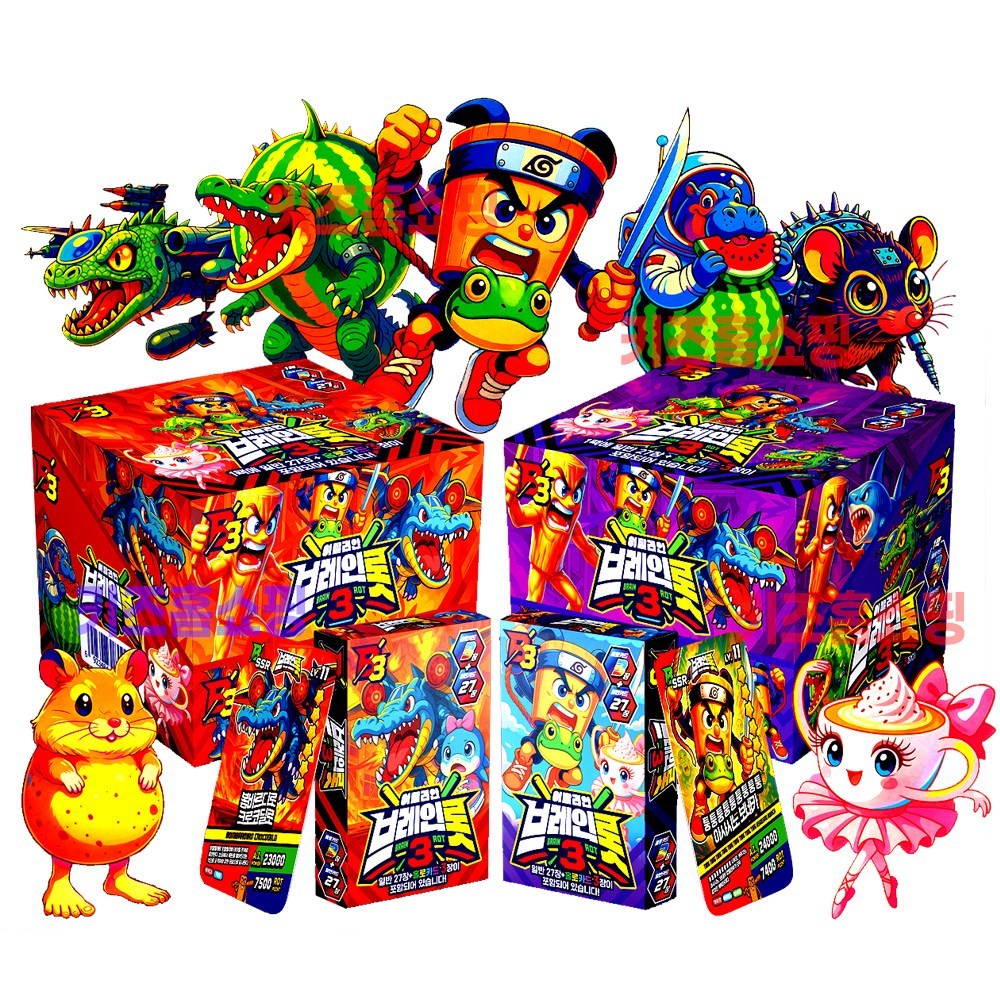 イタリアンブレインロットカード ガツガツサフル トララレオ 一般27枚 + ホロカード3枚 6パック 3弾