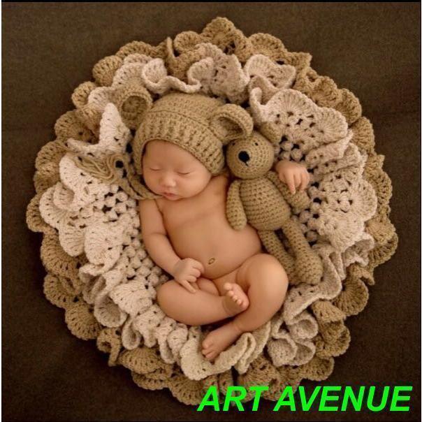 寝相アート おくるみ ニューボーンフォト セット１ヶ月 2ヶ月 3ヶ月 出産お祝い ギフト スチューム 熊さん ウサギ スタジオ 撮影グッズ 5,578円