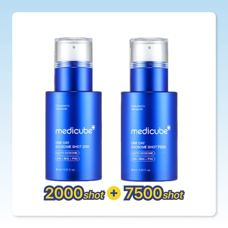 ゼロワンデーエクソソームショット毛穴アンプルセット(2000 30ml+7500 30ml)
