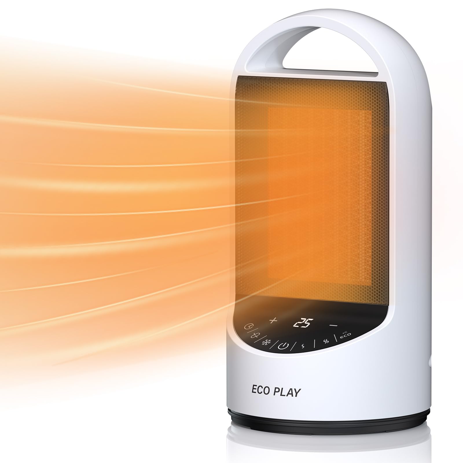 セラミックヒーター 暖房器具 速暖 省エネ 電気ファンヒーター 大風量 セラミックファンヒーター 知能恒温 切り忘れ防止 二重過熱保護 転倒OFF 0-24hタイマー機能 リモコン付き 2段階温度調節