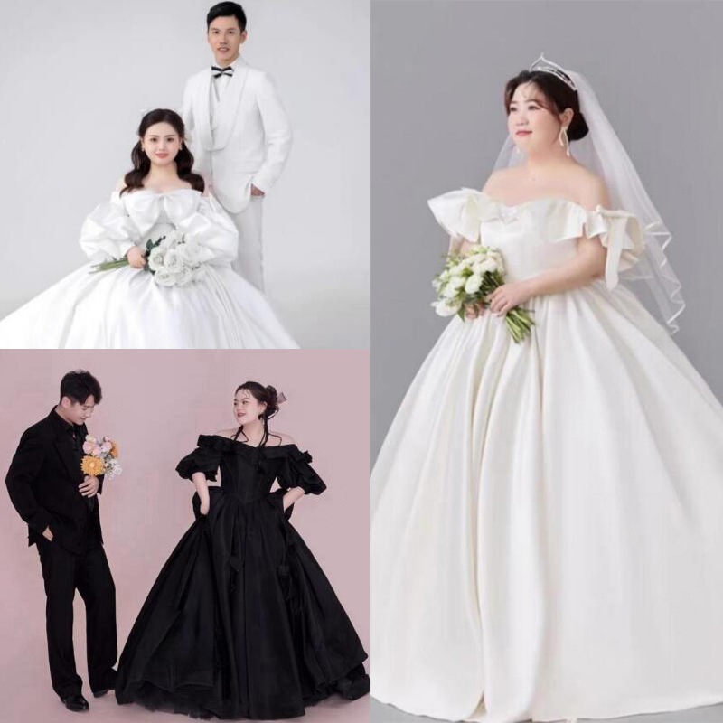 フォトスタジオ特大サイズテーマ ブライダルウェディング撮影 太った女の子が痩せて見えてお肉を隠して撮影撮影 14,655円