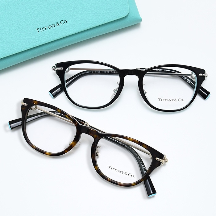 Tiffany & Co. ティファニー 眼鏡 メガネ ティファニーハードウェア TF2237D レディース ブラック ブラウン アイウェア メタル スクエア