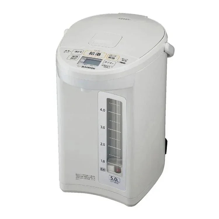 象印 電動ポット ホワイトグレー CD-SE50-WG 電気ポット CDSE50 大容量 空だき防止 保温設定 タイマー カフェドリップ 象印　メガ割