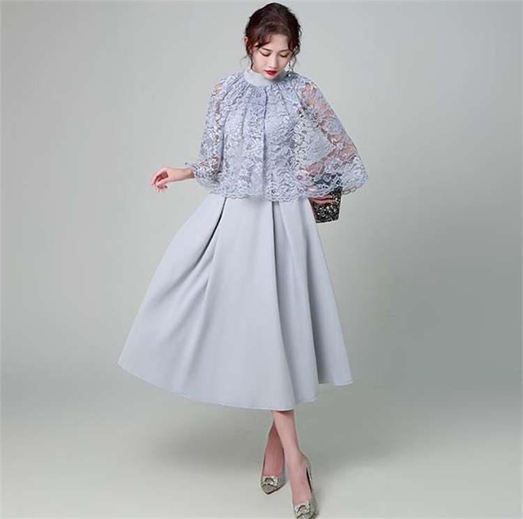 INSスタイル タキシード スリム ロングスカート ワンピース ユニークなデザイン 宴会場 カジュアル 気質 年会ドレス エレガント