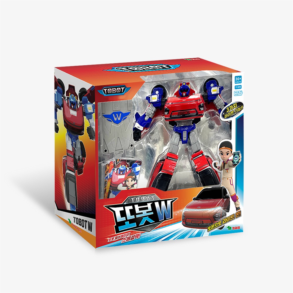トボット/TOBOT/ニュートボットW/クリムゾン/スペシャルパック/現代 コナ エレクトリック/自動車/ロボット/LED ライト機能/トポン/合体ロボット/変身ロボット/韓国ロボット/2024/新型