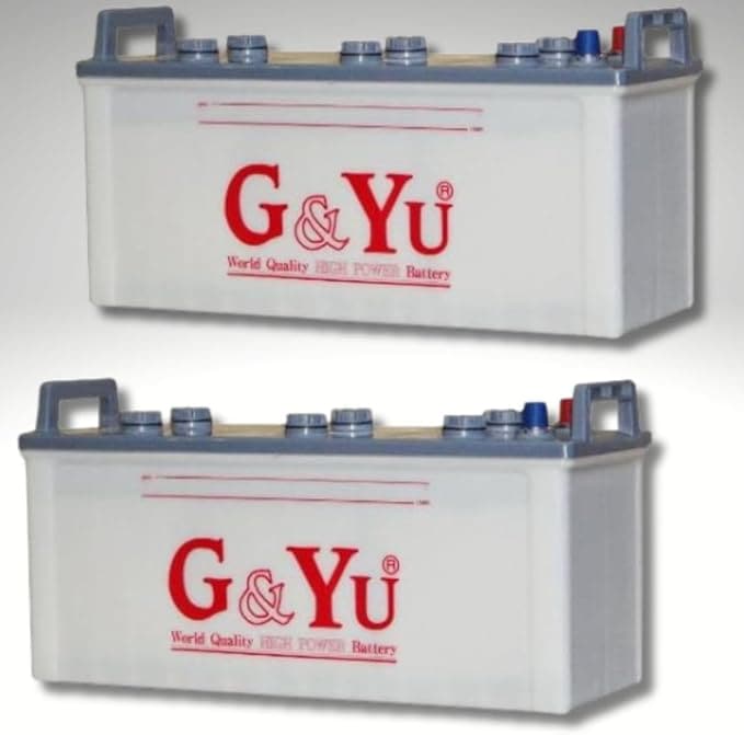 G&Yu [ジーアンドユー] ディープサイクルバッテリー EB-130 (12V) 　テーパー端子　（お得な２個セット）