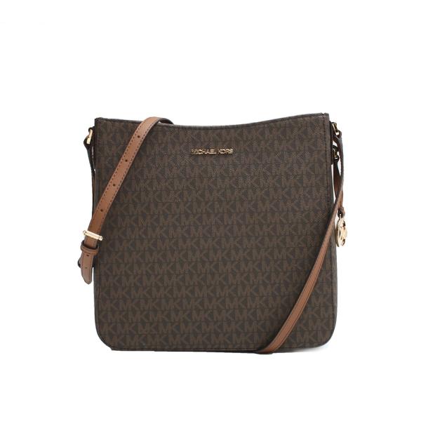 マイケルコース MICHAEL KORS JET SET TRAVEL LG MESSENGER ショルダーバッグ 35F8GTVM7B-BROWN レディース ブラウン