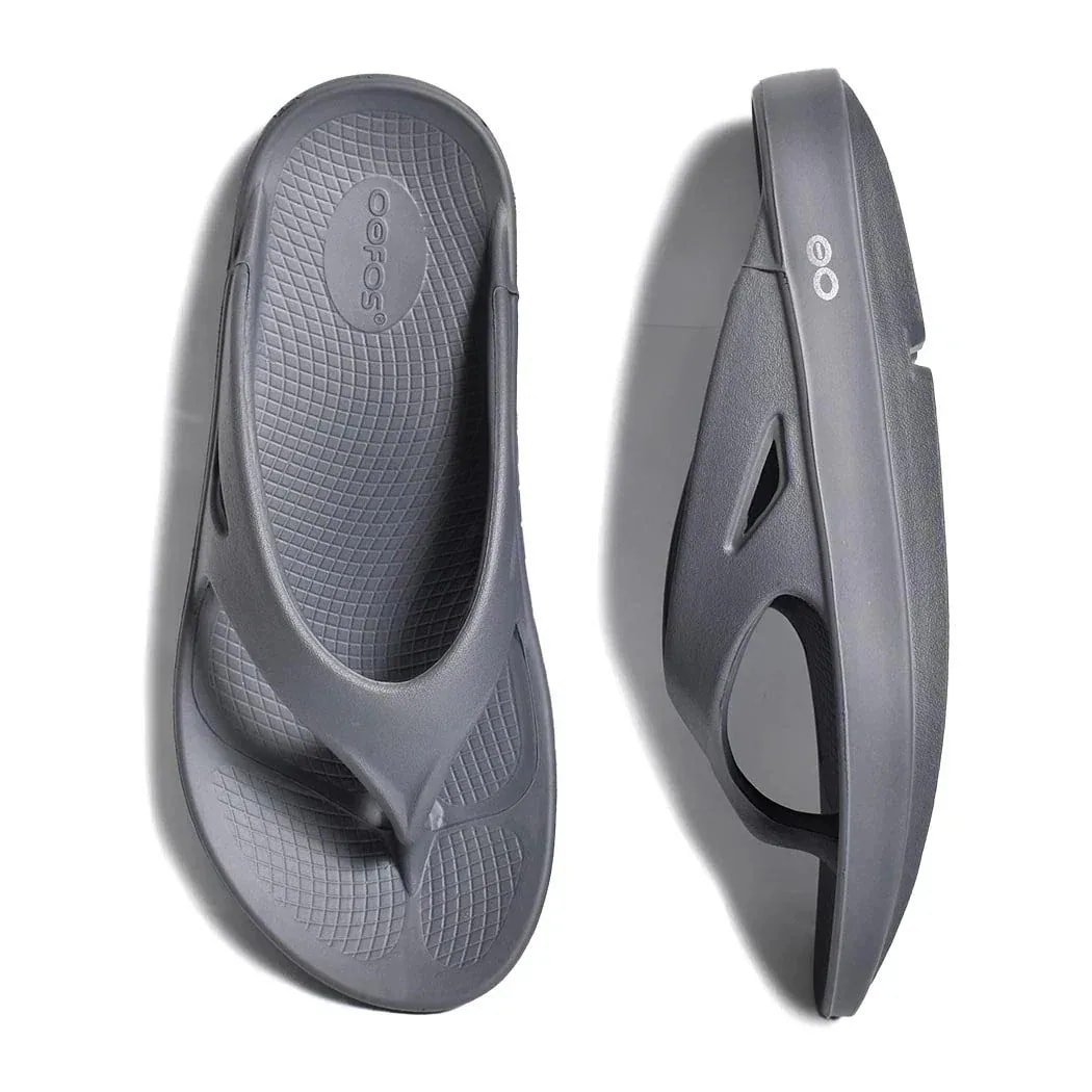 OOFOS OOriginal "SLATE" ウーフォス ウーオリジナル サンダル ( SANDAL スライド トング グレー GREY リカバリーサンダル ビーチサンダル メンズ レディース ウィ