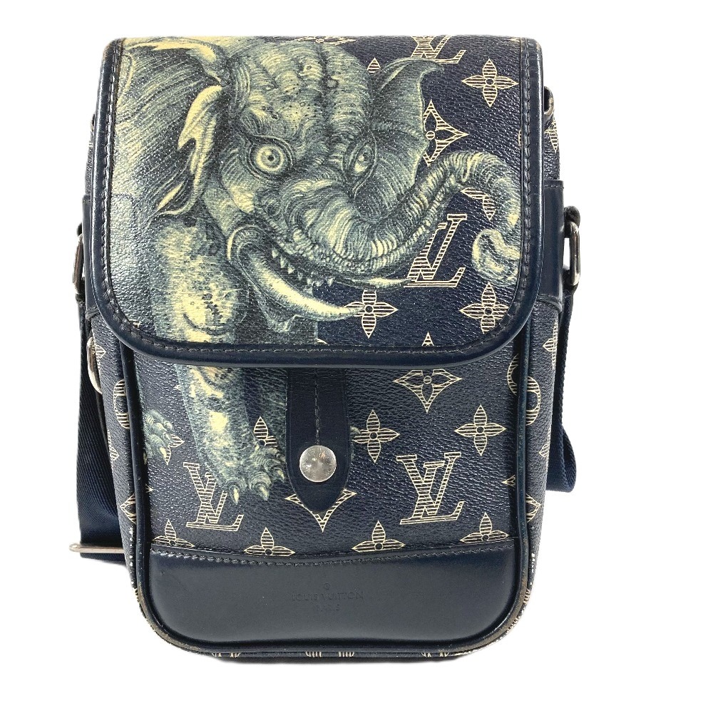 ショルダーバッグ M54246 メッセンジャーBB メッセンジャー BB チャップマンブラザーズ コレクション モノグラムサバンナ ポシェット 斜め掛け モノグラムサバンナキャンバス ネイビー