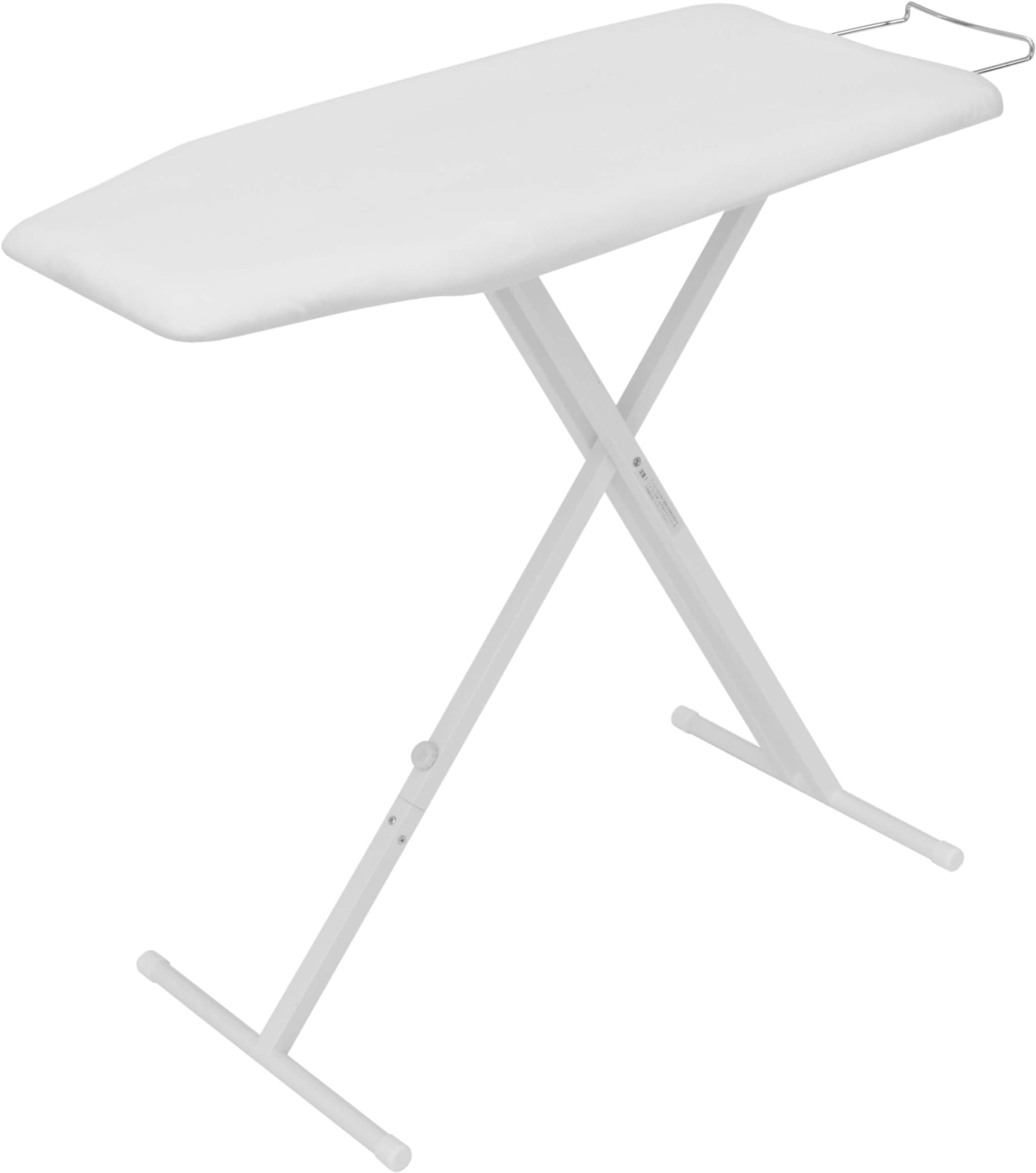 山崎実業(Yamazaki) 軽量 スタンド式 アイロン台 ホワイト 約W83XD37XH25～78cm タワー tower 高さ調節 ボタンプレスゾーン スチールメッシュ構造 4027