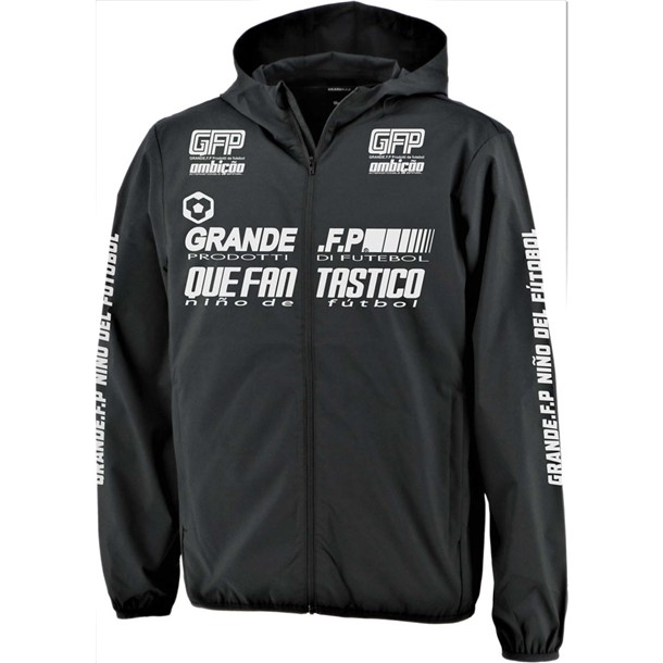グランデ grande GRFPドライストレッチZIPパーカーJKT フットサルピステシャツ (gfph21505-0901)