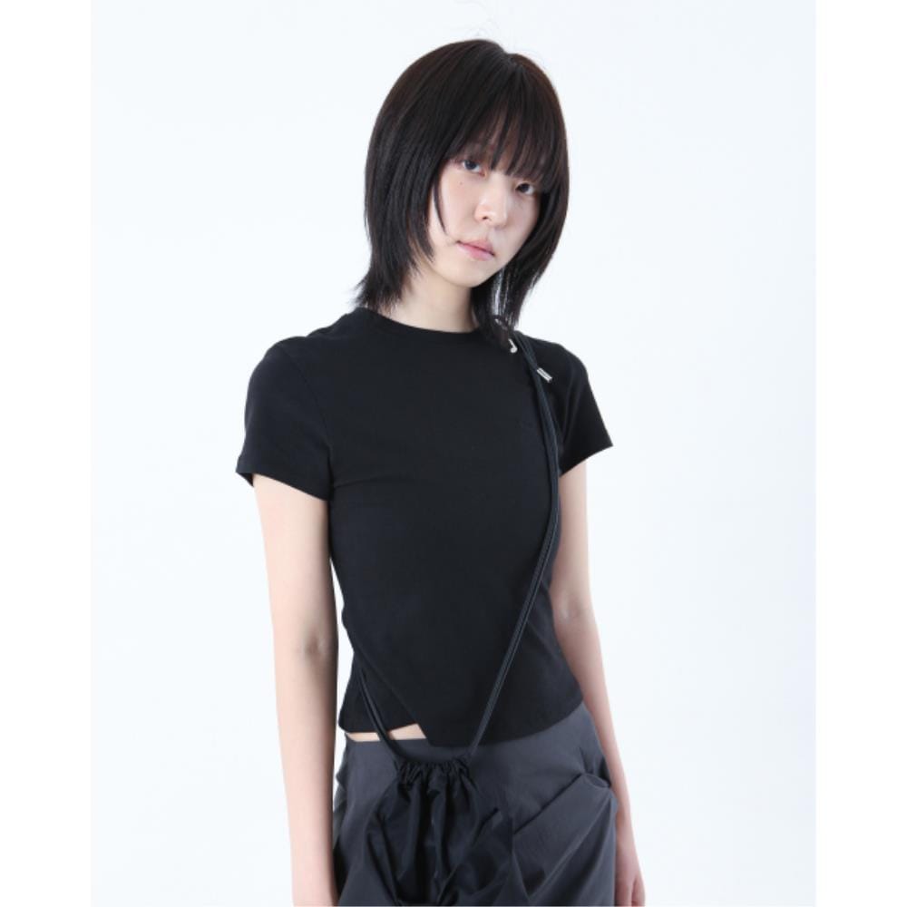 MISEKI SEOUL Basic short sleeves BLACK MSK252TS08BK