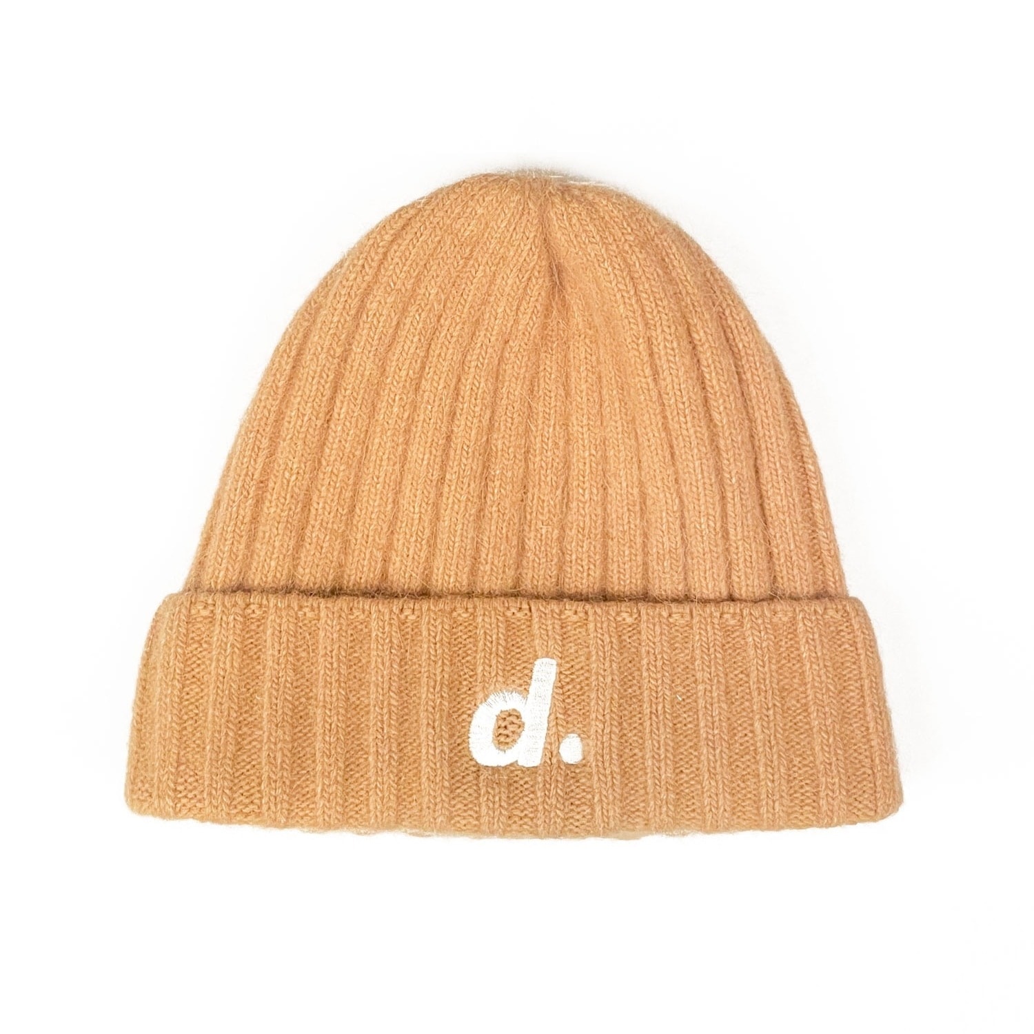 D LOGO ANGORA BEANIE（BEIGE）/size：FREE