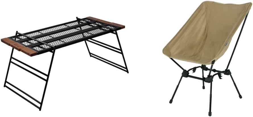 DOD(ディーオーディー) テキーラテーブル 焚き火の上で使用可能 ワンバイ木材でカスタム可能 TB4-746-BK