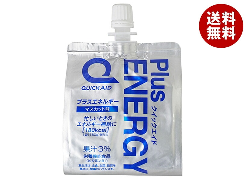 富永貿易 クイックエイド プラスエネルギー 180gパウチ*30本入*(2ケース)