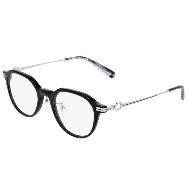 レディース メガネ lo2787lbj n 001 47mm 眼鏡 かわいい おしゃれ 軽量 ボストン 型 セル メタル コンビネーションフレーム 黒縁 黒ぶち BLACK カラー ダミーレンズ発送