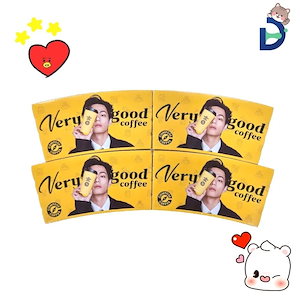 [BTS Vモデル coffee compose] テテ very good CupHolder カップホルダー 1EA / 2EA/ 4EA (+bts 非公式 グッズ トレカ ランダム 贈呈)