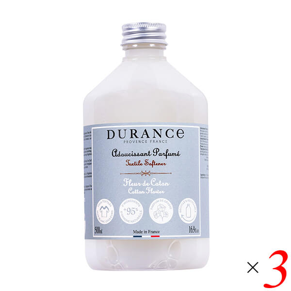 デュランス DURANCE ランドリーソフナー 柔軟剤 500ml 香り5種 3本セット