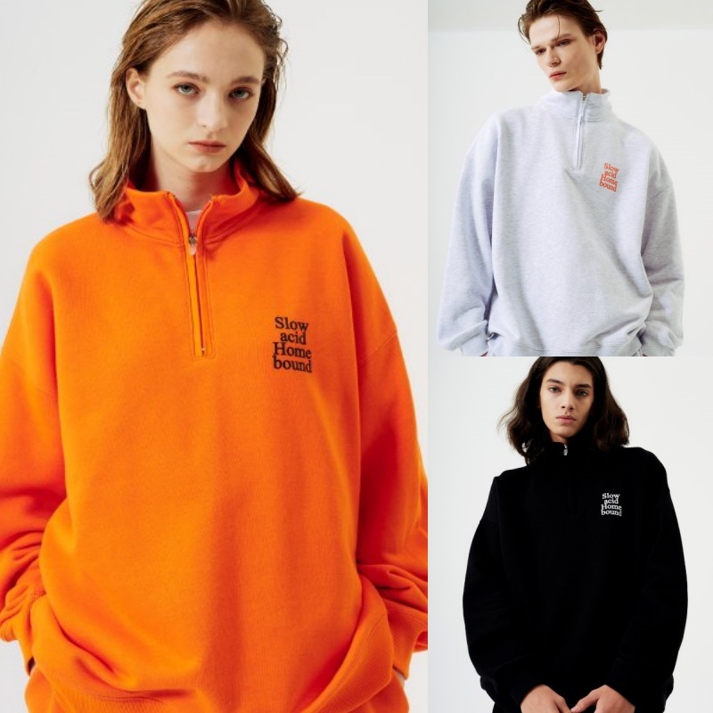 【冬バーゲン★】 BOUND HOME HALF Tシャツ 韓国正規品 SHIRT SWEAT ZIP-UP Tシャツ・カットソー 【冬バーゲン★】 BOUND HOME HALF Tシャツ 韓国正規品 SHIRT SWEAT ZIP-UP Tシャツ・カットソー