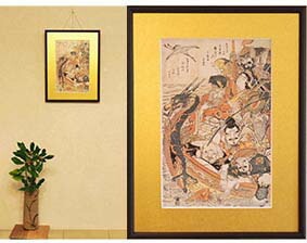 若者の大愛商品 財宝 幸福 開運 宝船 複製画 葛飾北斎 七福神 額絵 [ 七福神宝船 恋愛成就 商 家内繁栄 招福 その他 若者の大愛商品 財宝 幸福 開運 宝船 複製画 葛飾北斎 七福神 額絵 [ 七福神宝船 恋愛成就 商 家内繁栄 招福 その他