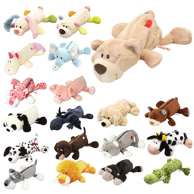 Qoo10] NICI 筆箱 フィギュアポーチ ぬいぐるみ ポー : おもちゃ・知育