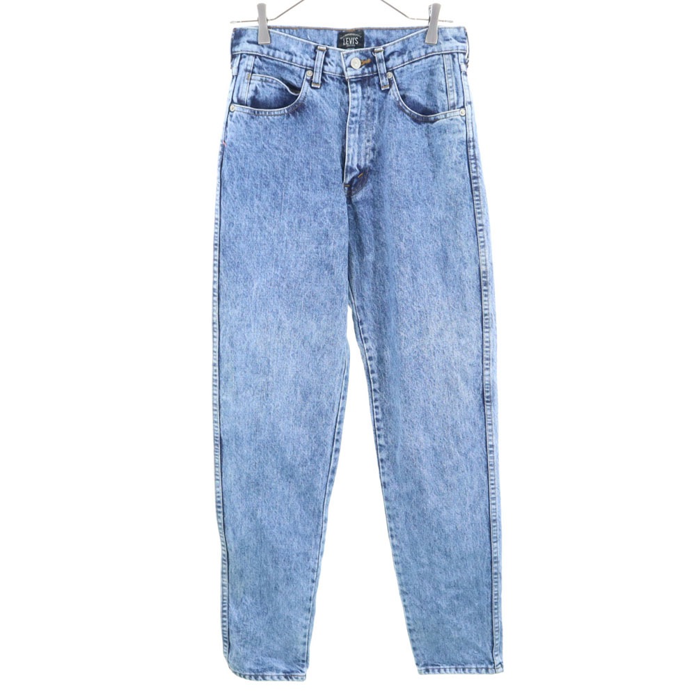 80s 日本製 シルバータブ テーパードデニムパンツ W29 ジーパン メンズ