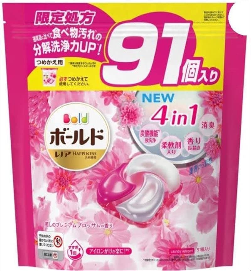 ボールドジェルボール4D 癒しのプレミアムブロッサムの香り 91個入