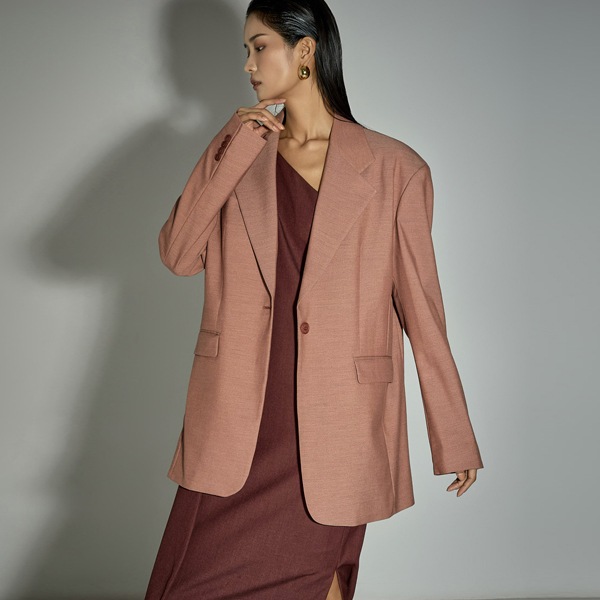 J2846 ピンタック パッド ジャケット