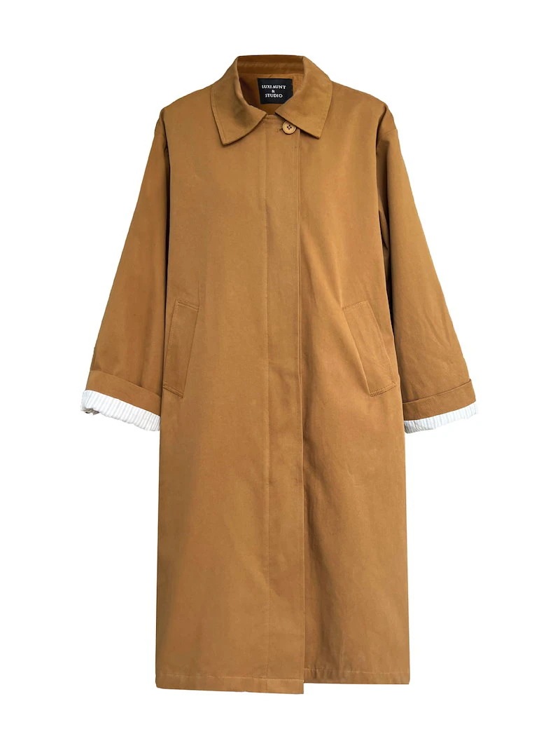 【新作登場】2024秋冬新作アウターレディーストレンチコート韓国ファッション長袖カーディガン流行りトップス