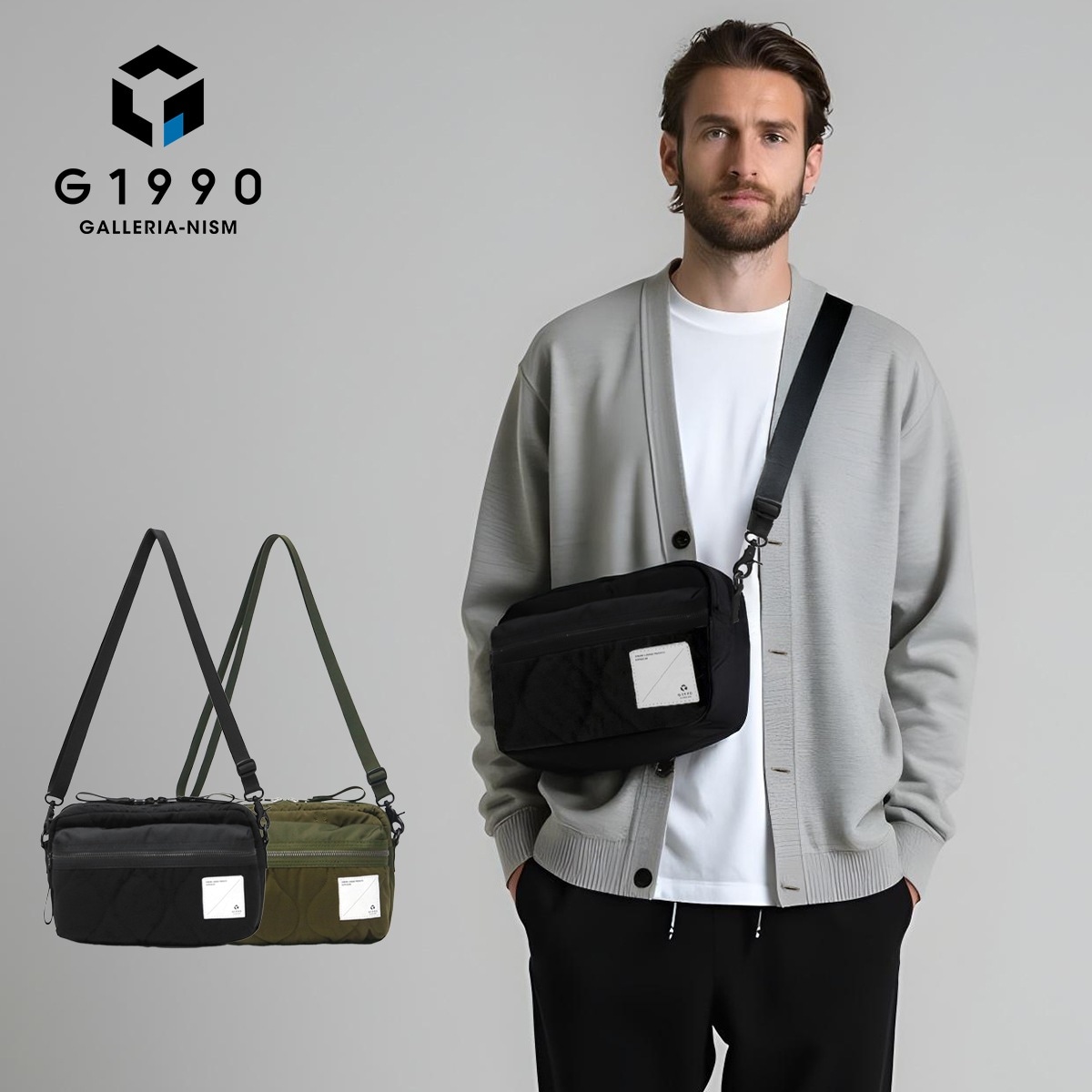 【限定ランチバッグ付】ショルダーバッグ メンズ レディース ジーイチキューキューゼロ 斜めがけ 旅行 RECON SHOULDER BAG S B01005-04