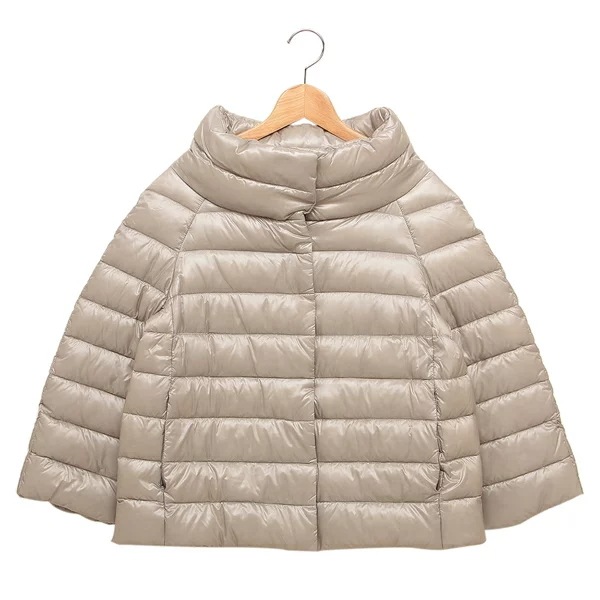 ダウンジャケット コート ケープ グレー レディース PI0046DIC 12017Z 9402