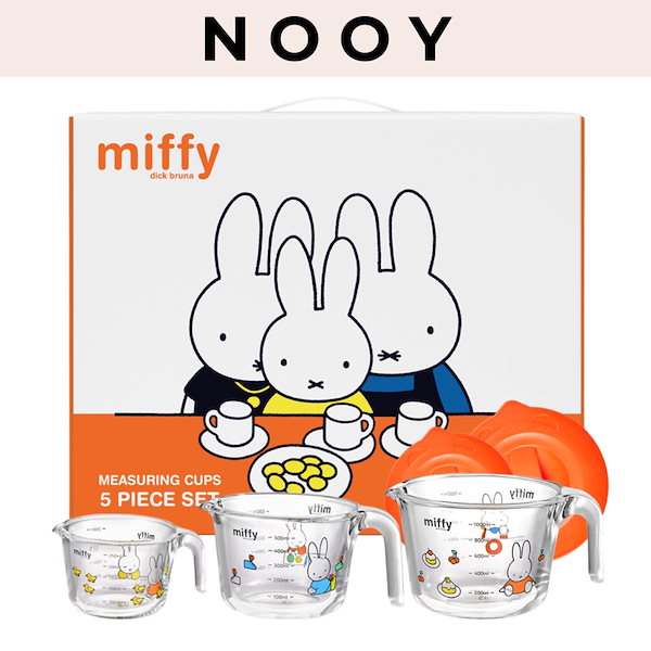 pyrex ミッフィー 計量カップ 3点セット Qoo10] エジリー ミッフィー 耐熱 ガラス 計量カップ 3