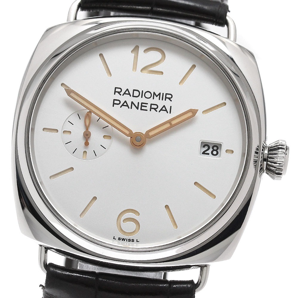 パネライ PANERAI PAM01292 ラジオミール クアランタ スモールセコンド 自動巻き メンズ 保証書付き_952734【中古】